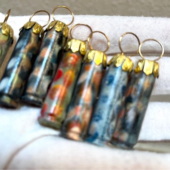 Ornaments Set of 10. One of a Kind. Brass, painted & Sealed. NWT. - Picture 9 of 12